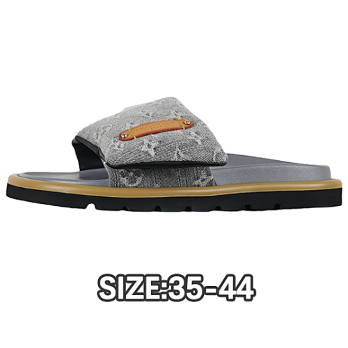 Louis Vuitton L V Couple Thick-soled Velcro Slippers