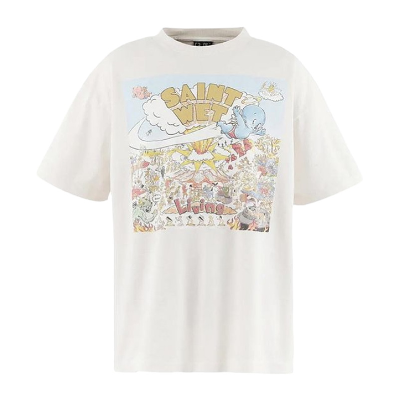 Volcano Party Print Short Sleeve