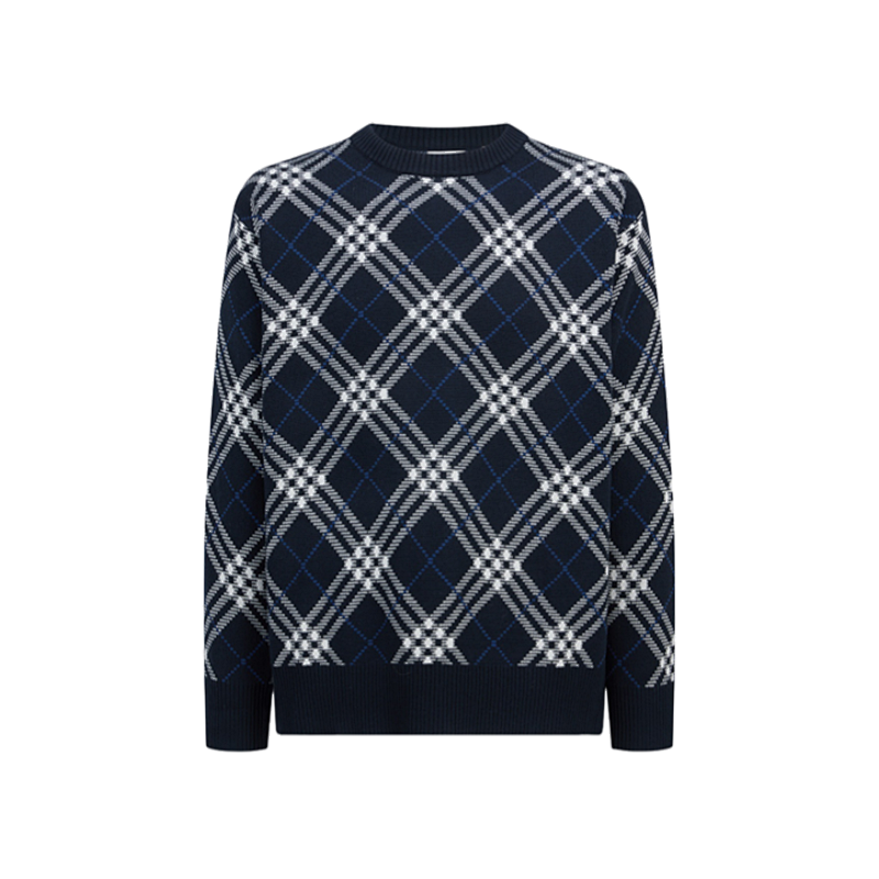 Burberry B Urberry Check Jacquard SweaterItem ID