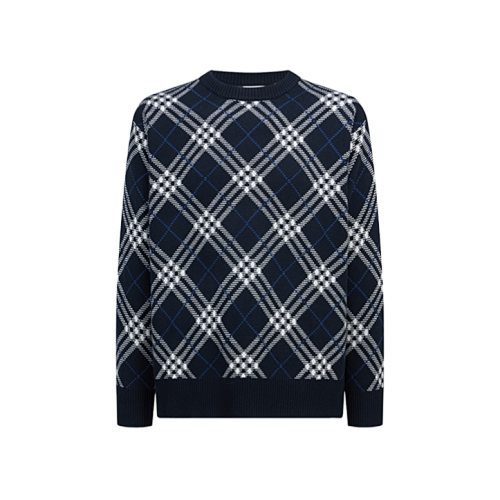 Burberry B Urberry Check Jacquard SweaterItem ID