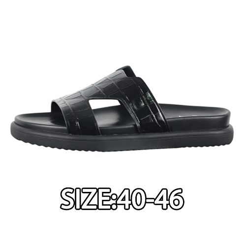 Louis Vuitton Round-toe Flat Mules Flip-flops Men's Brown