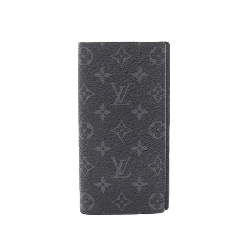 Louis Vuitton L V Black Monogram Long Wallet