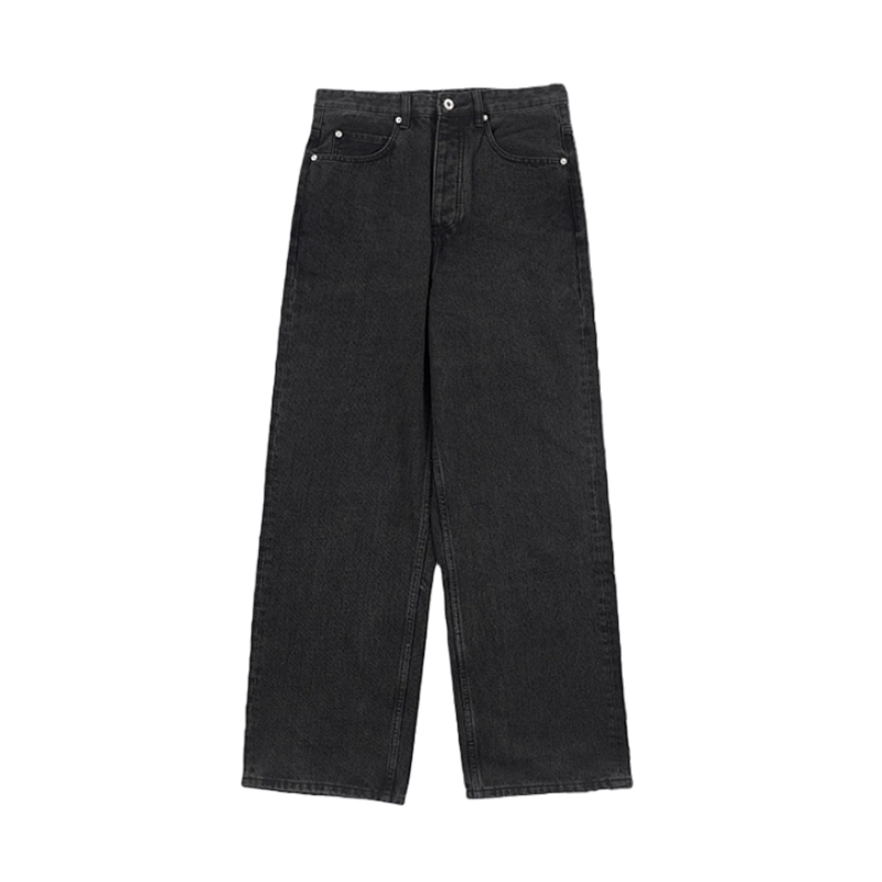 Basic Solid Color Denim Jeans