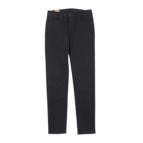 Solid Color Back Pocket Letter Pants