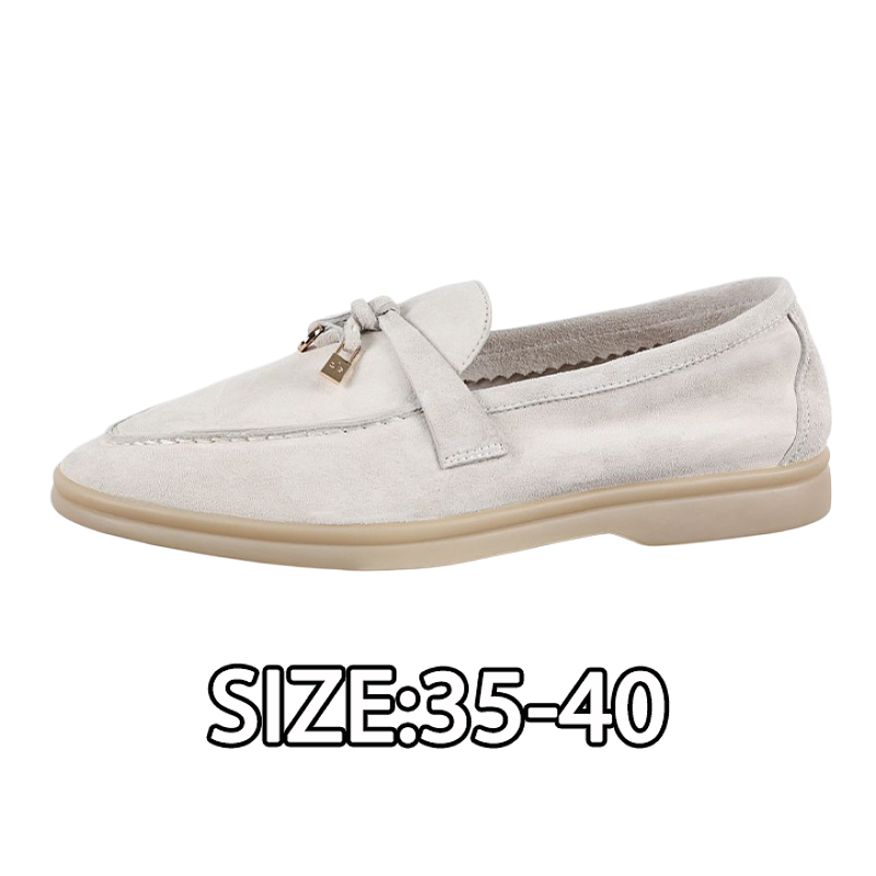 Suede Casual Shoes White And Gray