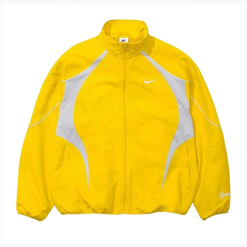 Supreme Sup 25ss Joint Swoosh Pattern Stand-up Collar Jacket