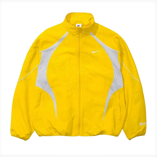 Supreme Sup 25ss Joint Swoosh Pattern Stand-up Collar Jacket