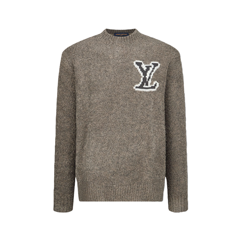 Louis Vuitton L Double-sided Intarsia Logo Sweater