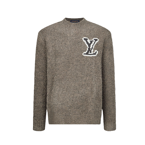 Louis Vuitton L Double-sided Intarsia Logo Sweater
