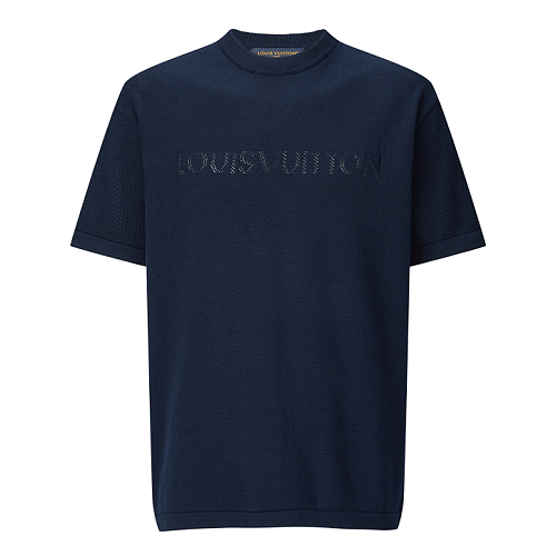 Louis Vuitton Openwork Jacquard Logo Knitwear