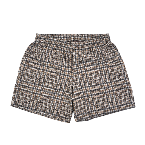 Brown Toned Vintage Plaid Shorts