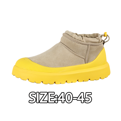 Ugg Second Generation Mid-calf Series Yellow 4cm Thick Sole