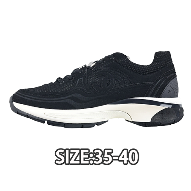 Chanel Logo Silver Horn King Sneakers Cruise Light Feast Ancient Dad Shoes