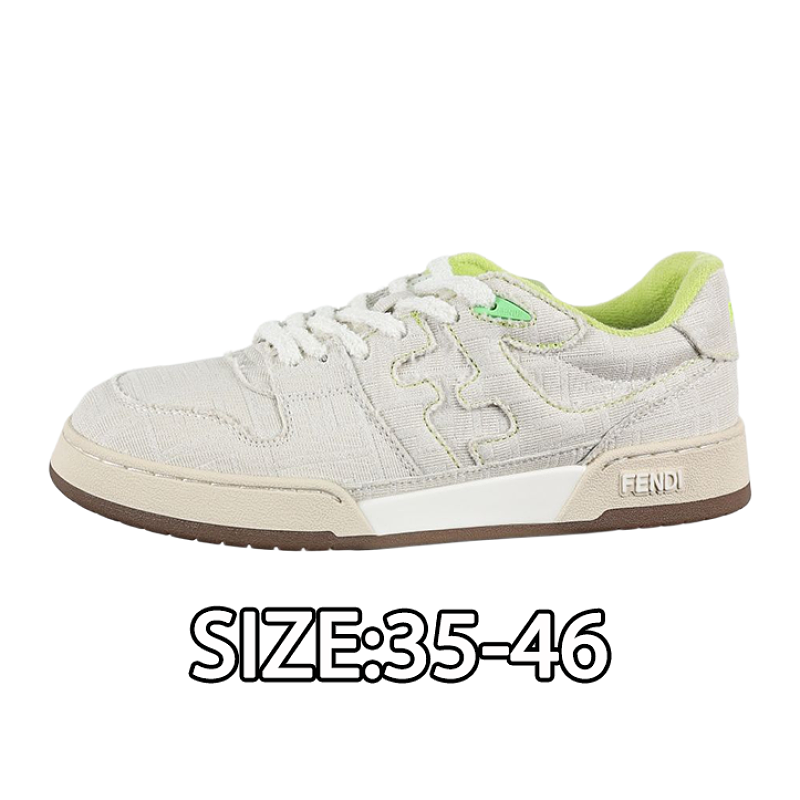 Fendi Fashion Sneakers In Neon Green