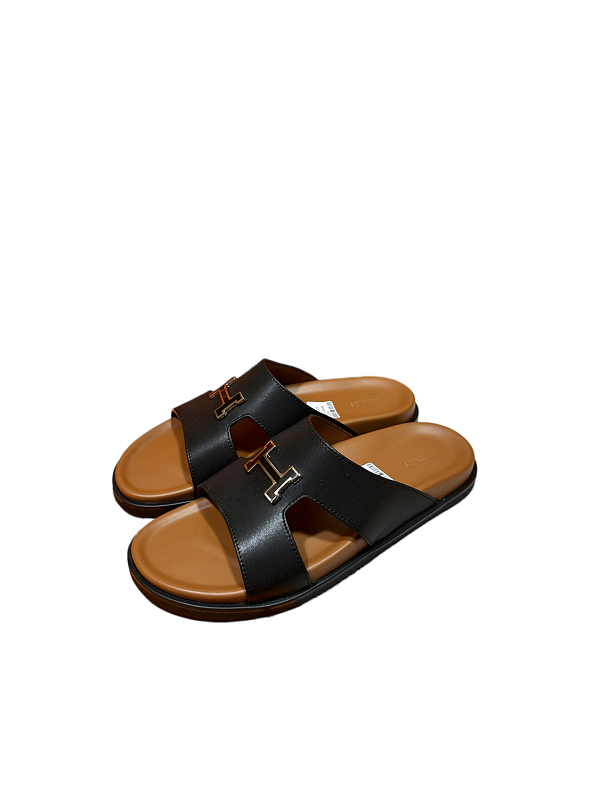 Hermès Oran Cowhide H-shaped SlippersItem ID