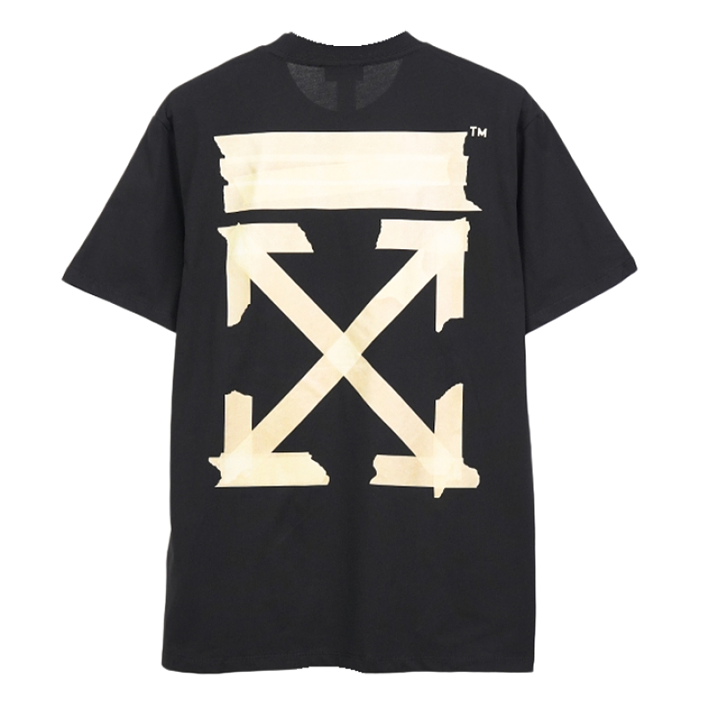 Off-White Yellow Glue Arrow Print Short-Sleeve T-Shirt