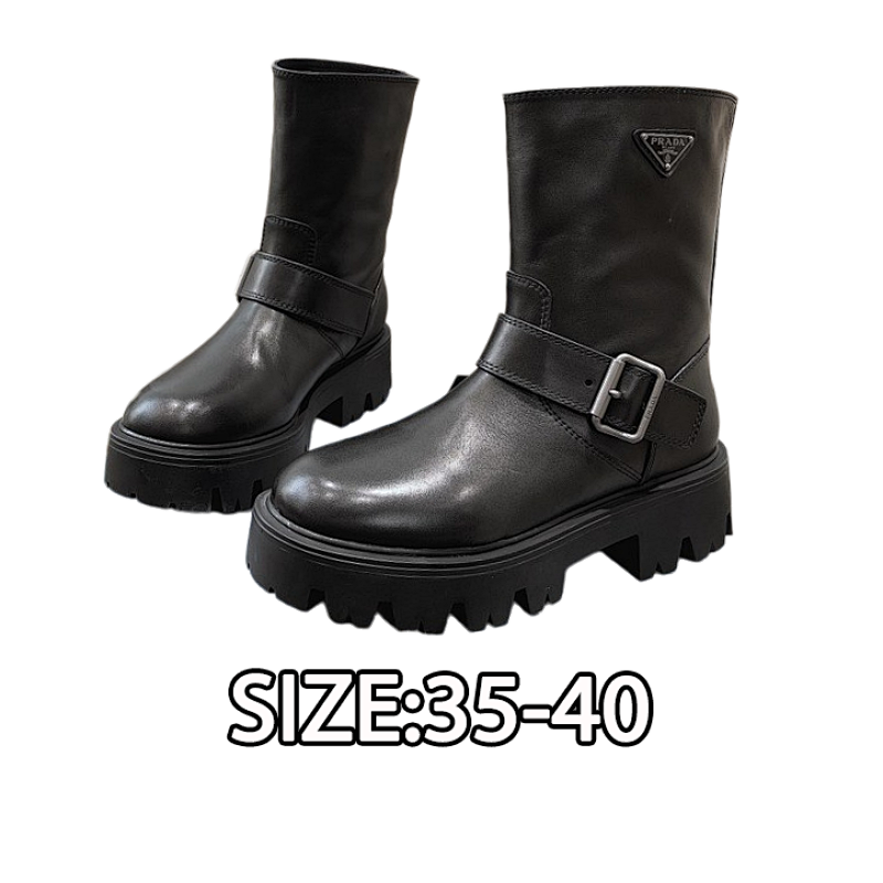Prada New Arrival Women's Slip-On Boots. Crafted From Premium Calfskin Or Suede The Boot S