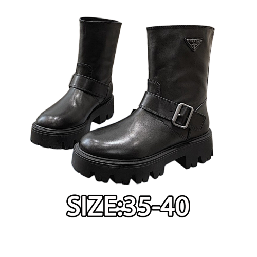 Prada New Arrival Women's Slip-On Boots. Crafted From Premium Calfskin Or Suede The Boot S