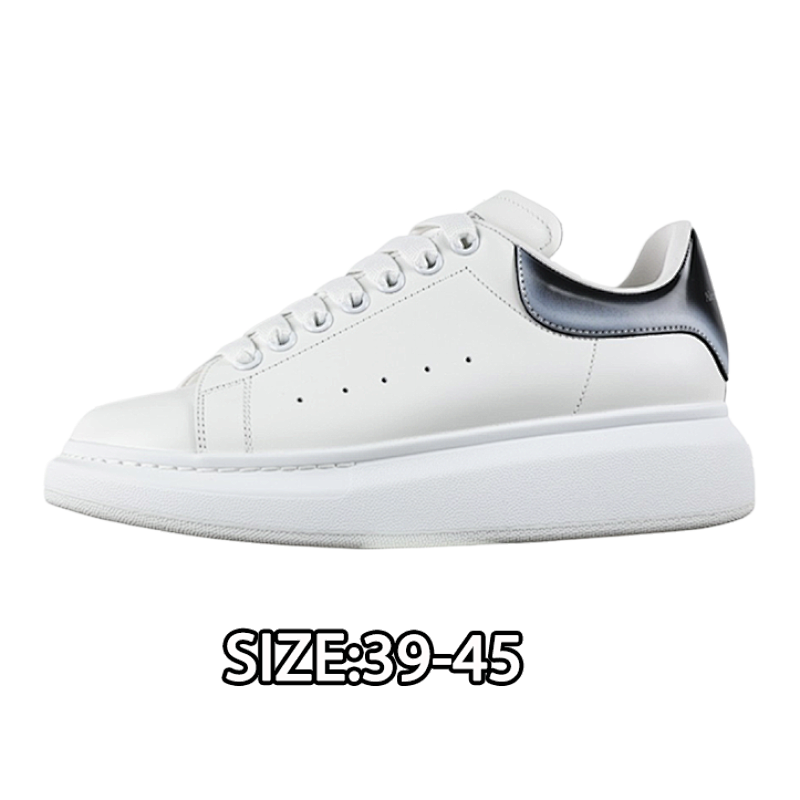 Alexander McQueen White Shoes In Gradient Grey