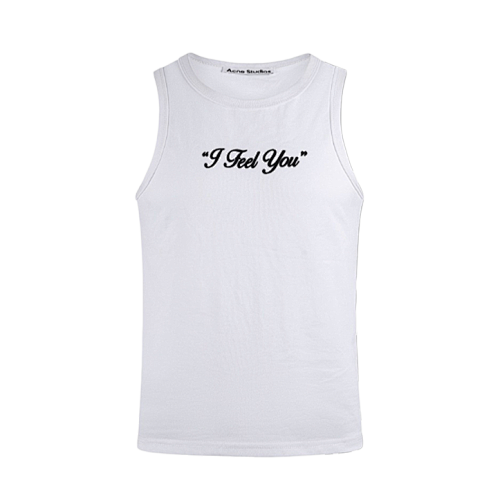 Letter Print Logo Vest