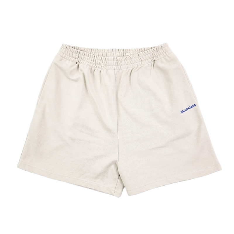Shorts With Small Parisian Logo Embroidered Shorts