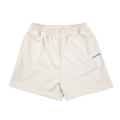 Shorts With Small Parisian Logo Embroidered Shorts