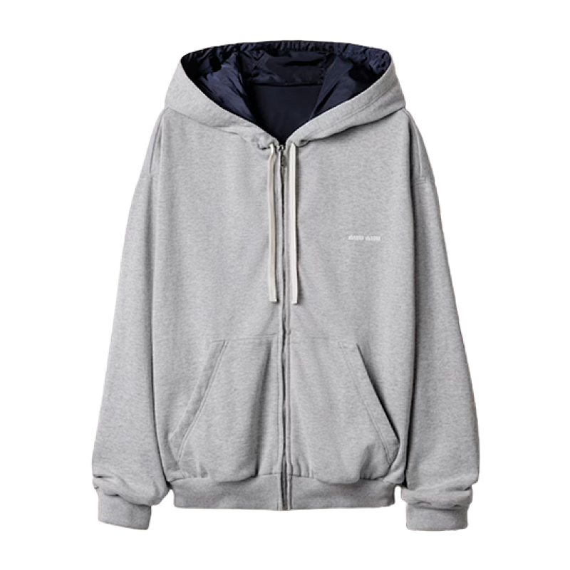 Miu Small Label Reversible Hooded Jacket