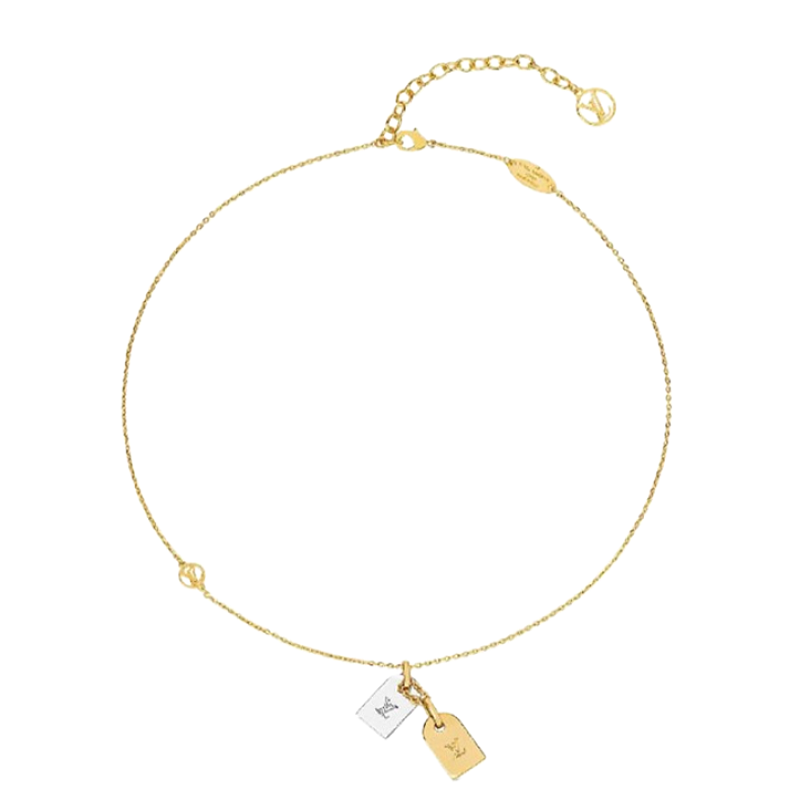 Louis Vuitton Classic Monogram Double Brand Necklace