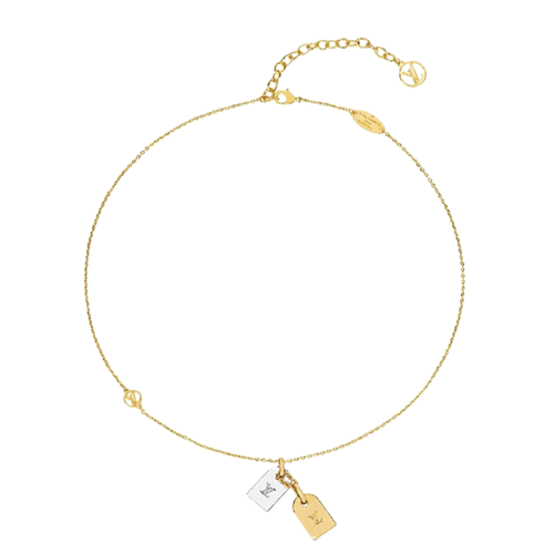 Louis Vuitton Classic Monogram Double Brand Necklace