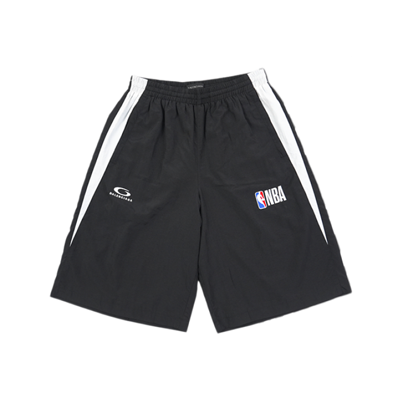 No. 10 Embroidered Color-Block Shorts