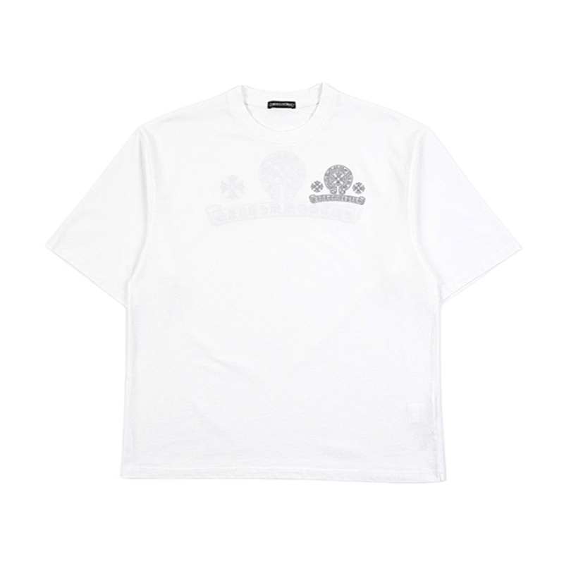 Chrome Hearts Arch Bridge Embroidered Round Neck Short Sleeve