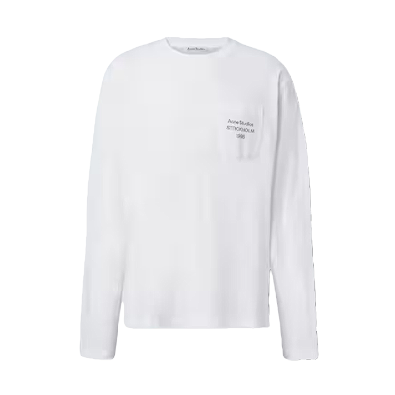 Pocket Letter Print Long Sleeve