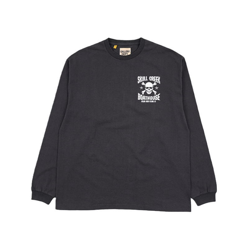 Skull Surfing Hot Stamping Glitter Long Sleeves