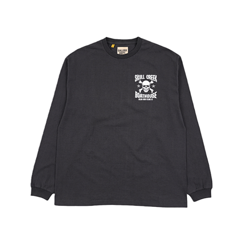 Skull Surfing Hot Stamping Glitter Long Sleeves