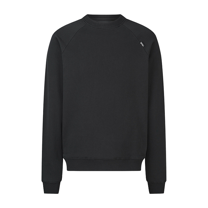 Prada Heavyweight Terry Cloth Sweatshirt With Fabric Label