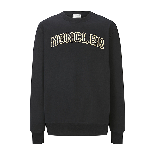 Moncler Appliqué Embroidered Logo Sweatshirt