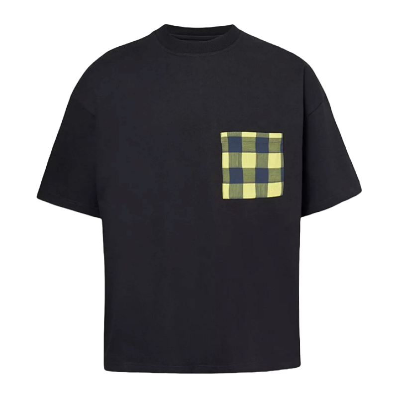 B V Pocket Plaid Short Sleeve