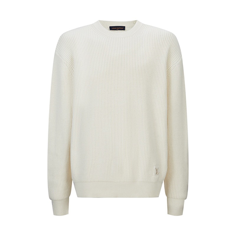 Louis Vuitton Embroidered Logo Knitted SweatshirtItem ID