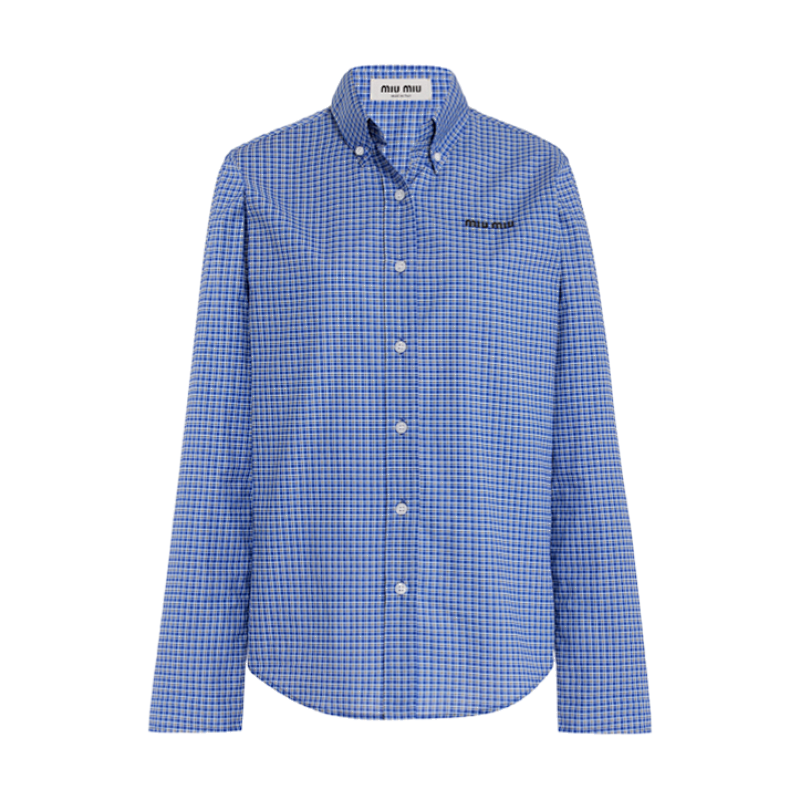 Sky Blue Plaid Shirt
