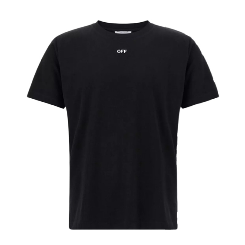 Embroidered Washed Black Arrow Short-sleeved Shirt