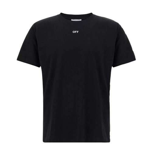 Embroidered Washed Black Arrow Short-sleeved Shirt