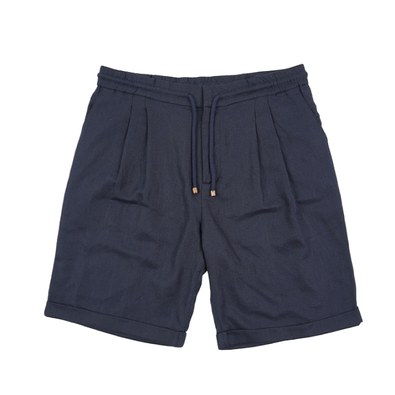 60-count Natural Linen Drawstring Shorts