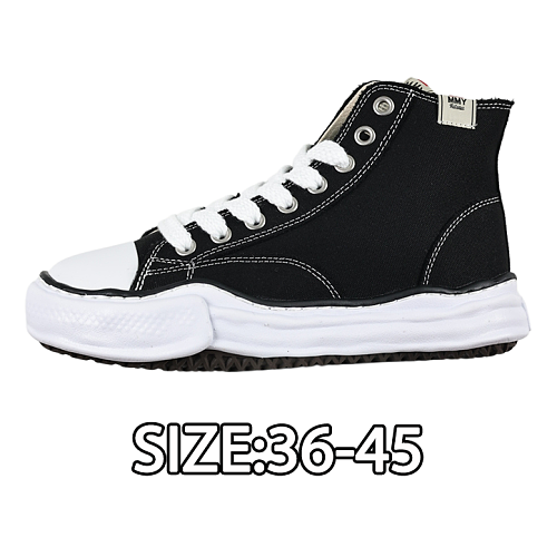 High-Top Fully Vulcanized Melt Shoes Black