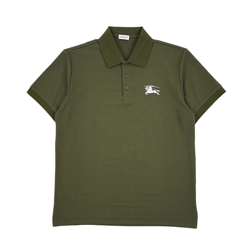 Little Warhorse Embroidered Short-Sleeve Polo Green