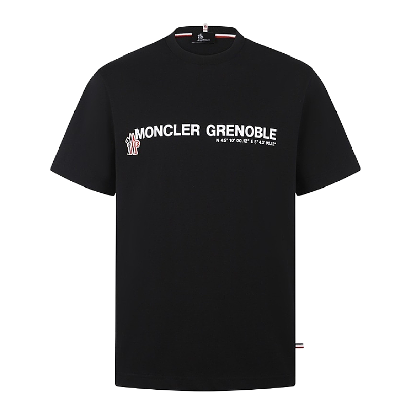Logo Cotton Letter Print Blend T-Shirt