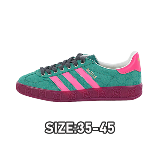 Gucci G Ucci X Adidas Color Blocked Training Series Board Shoes