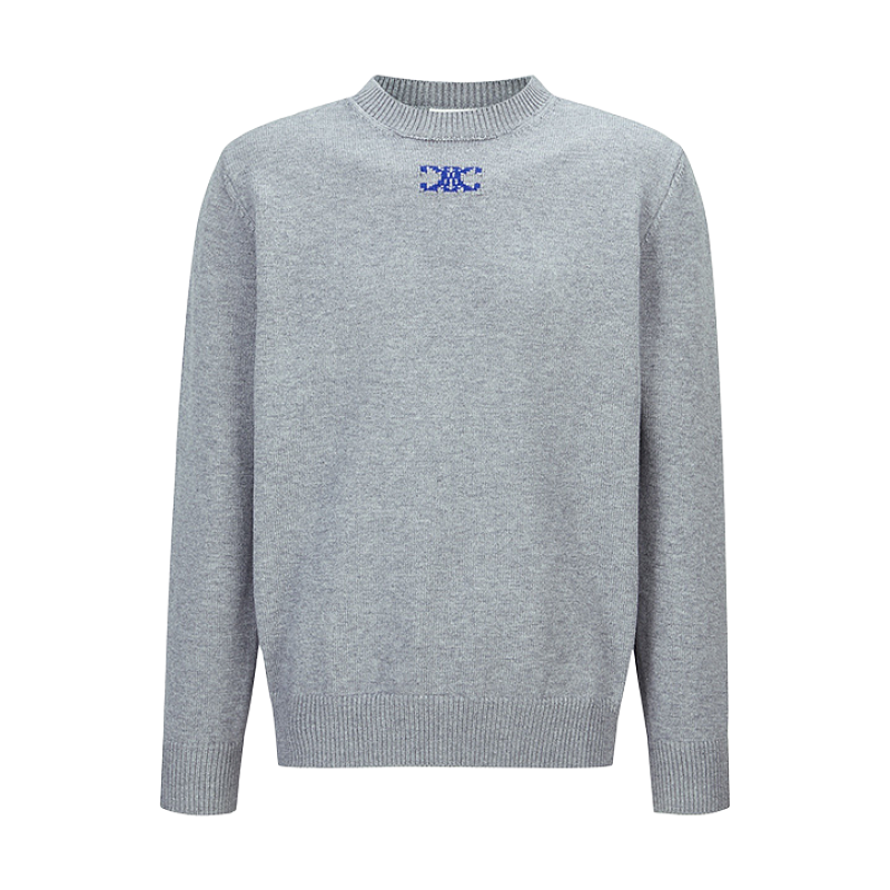 Celine Arc De Triomphe Jacquard Knit Pullover