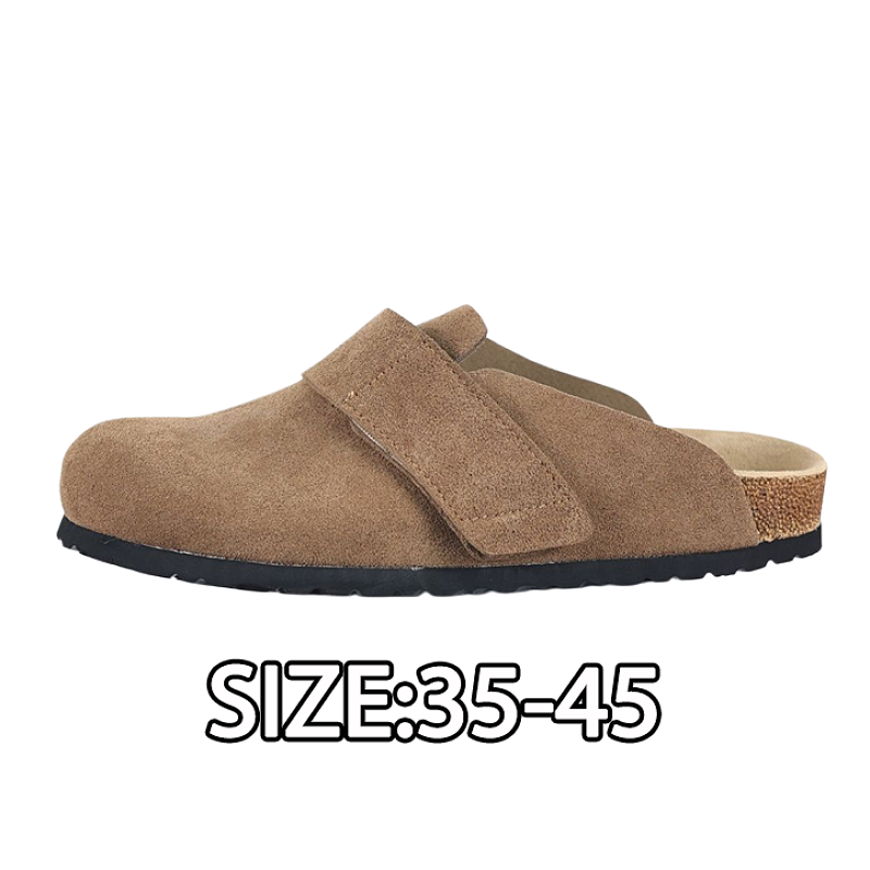 Birkenstock Baotou Velcro Half-Slip Sand Color
