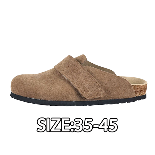 Birkenstock Baotou Velcro Half-Slip Sand Color