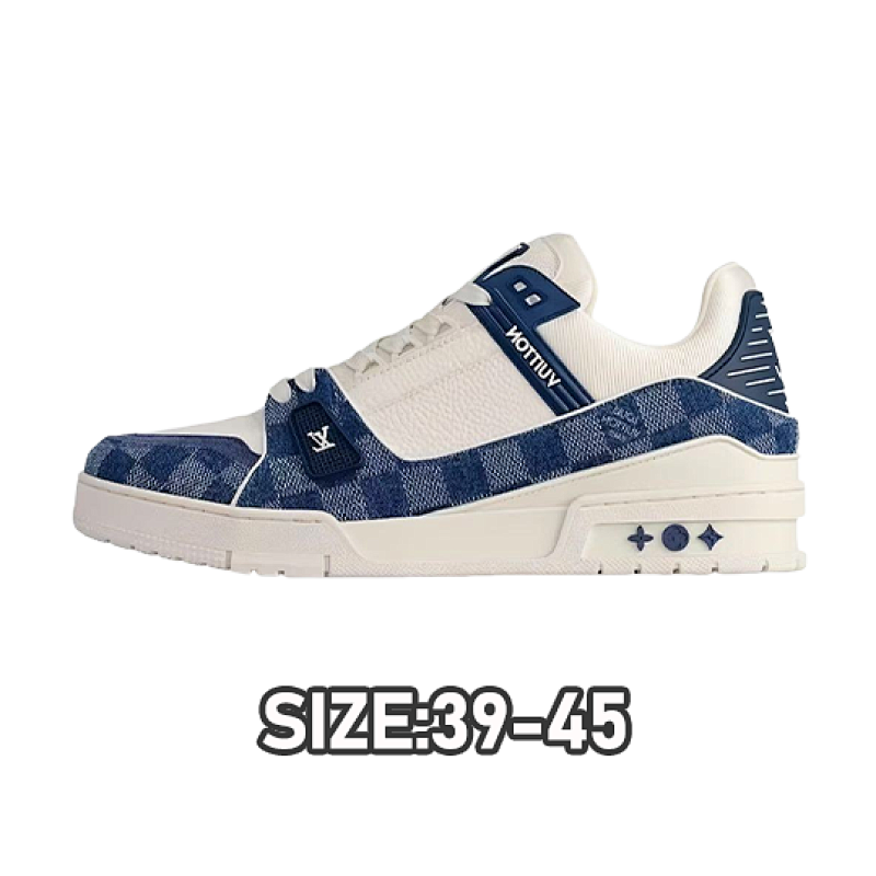 Nike Trainer Checkerboard Blue Denim Classic Version